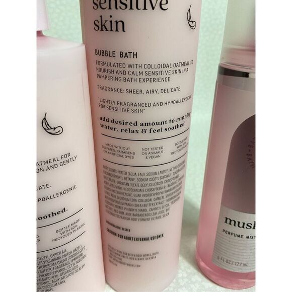 Bath and Body Works SENSITIVE SKIN COLLOIDAL OATMEAL 4 Piece Set - Picture 6 of 9